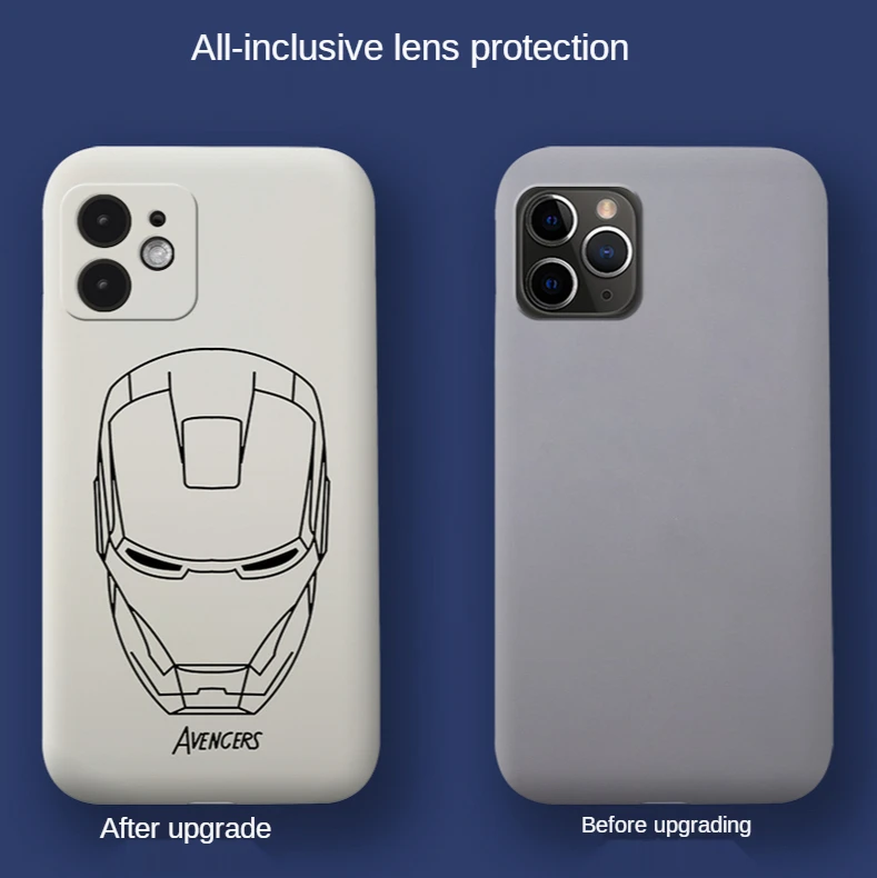 

Disney original phone cover is suitable for iphone 11 case 11/11pro/11promax Iron Man phone case