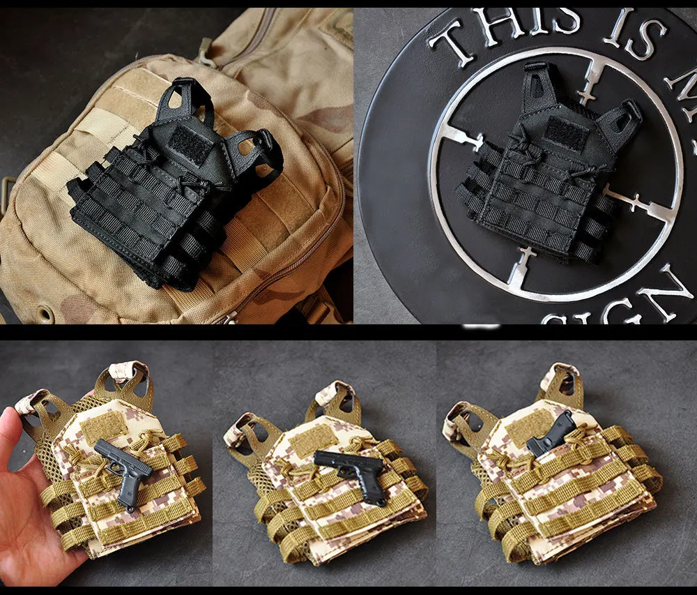 koozie военный Molle мини JPC Тактический Жилет Охотничий Открытый регулируемый пояс журнал орнамент кулон США