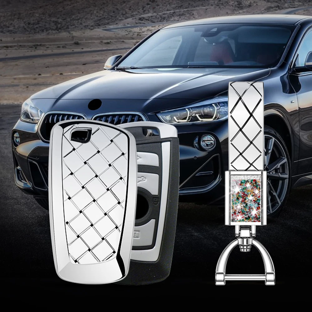 Мягкий ТПУ чехол для автомобильного ключа защитный бумажник BMW 520 525 f30 f10 F18 118i 320i 1 3