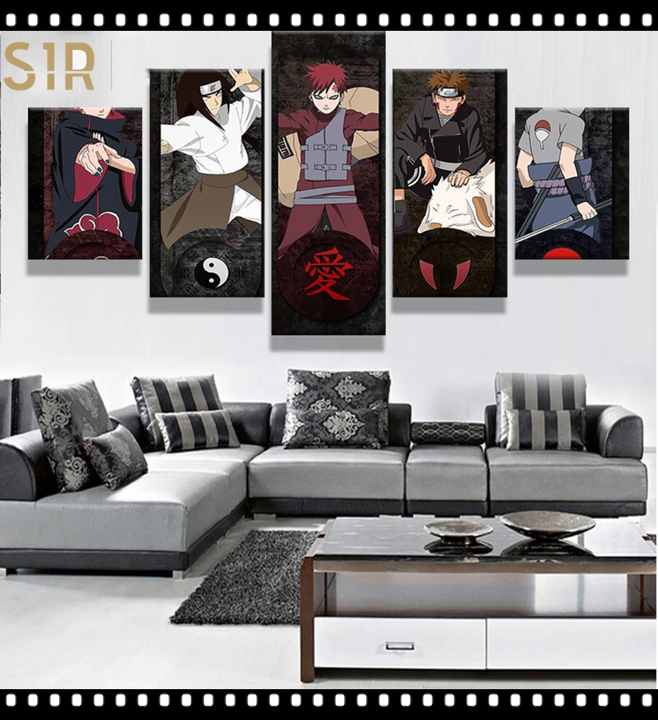 

Naruto Decorations for The Five - Part Movie Poster Living Room Decoration Room Decor Anime Decor Wall Paintings Home Decor