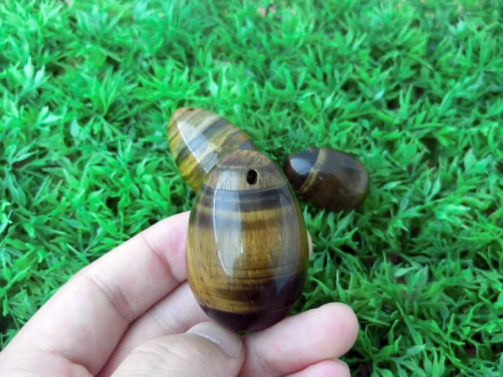 3 шт. яйцо тигровый глаз с нефритовым камнем|Брекеты и подставки| |