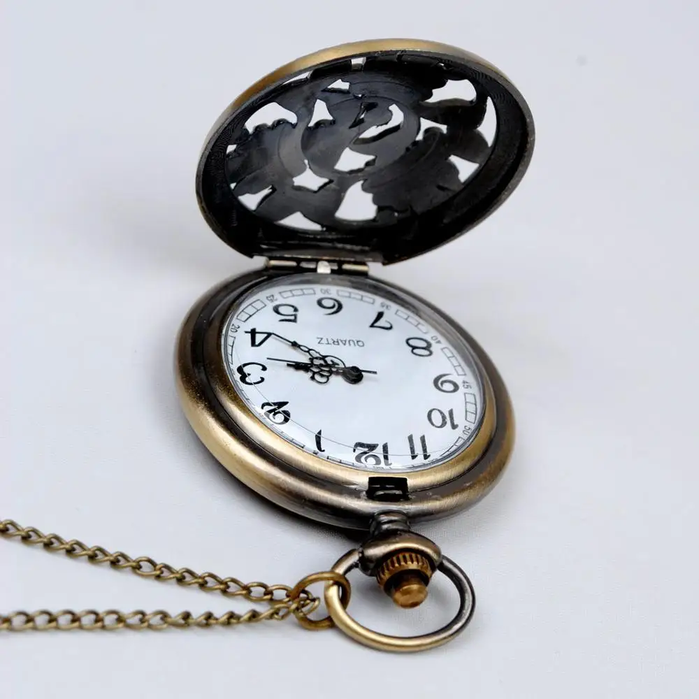 8038 модные наручные часы в стиле ретро с цифрами на удачу|Карманные часы| |