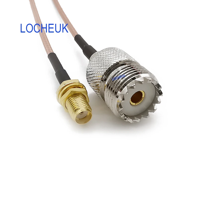 SMA гнездо к UHF SO 239 гнездовые разъемы 6 ''RG316 кабель для Wouxun Baofeng Quasheng Linton