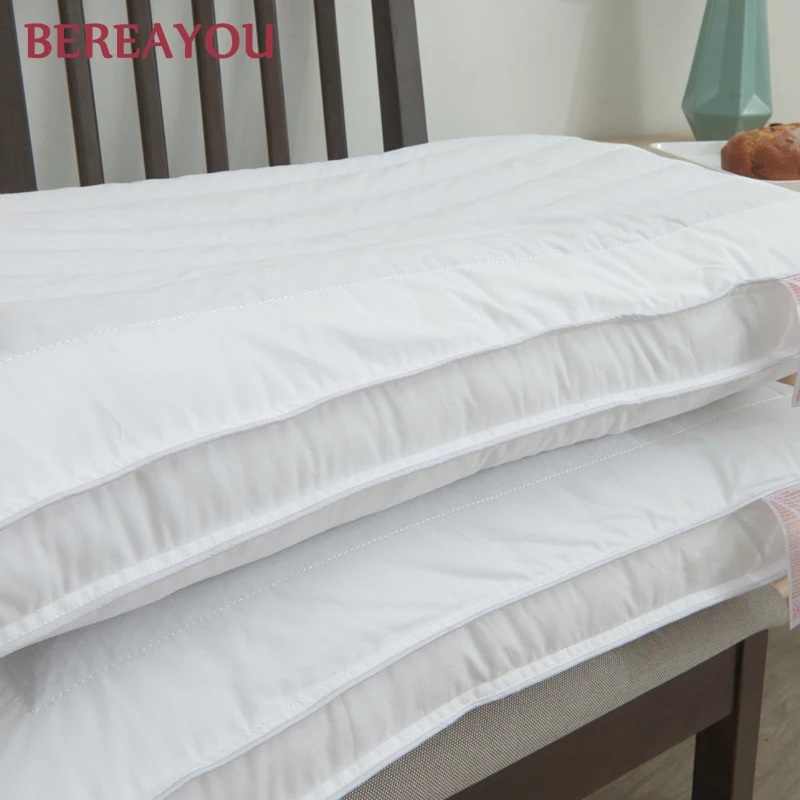 

Hotel White Pillows Cotton Buckwheat Neck Pillow Memory Foam For Sleeping Health Care Single Travel Kid Bedding almoada de viaje