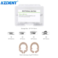 azdent dental sectional matrix contoured system metal matrices dentistry matrix band resin clamping seperating ring autoclavable