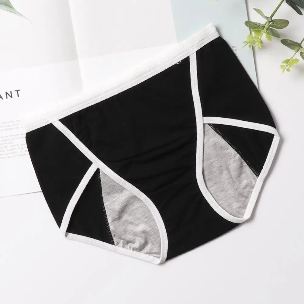 3 шт. герметичные менструальные трусики физиологические брюки женское нижнее