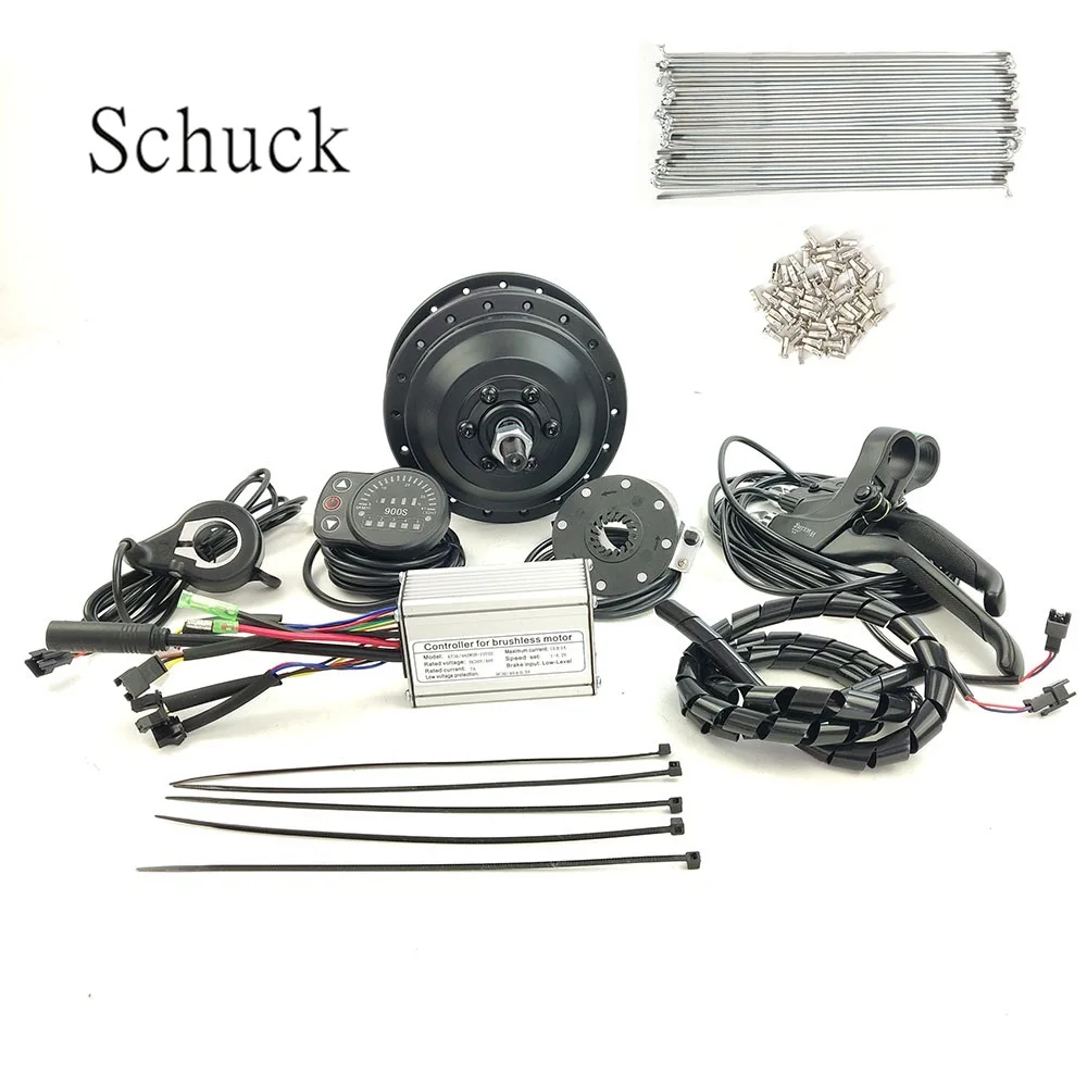

Комплект для переоборудования электровелосипеда Schuck, передний контроллер двигателя без колеса, 36 в 250 Вт, с дисплеем KTLED900S