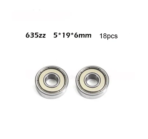 635 635zz 635rs 2z 635z 2rs Zz abec 5 радиальные шарикоподшипники 5X19X6 мм|Валы| |