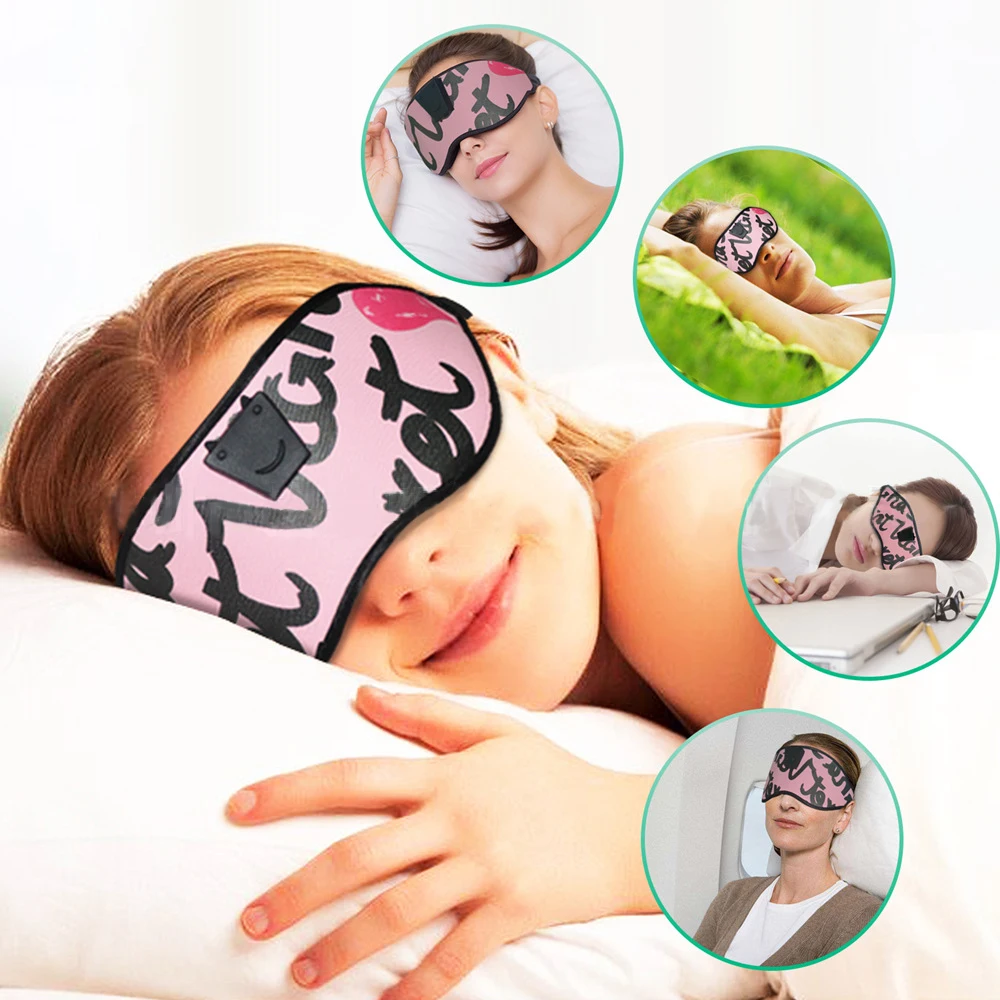 

3D Eye Patches To Help Sleep Shading Eyeglasses Protection Breathable Hypnotic Blue Light Stereo Eye Mask Factory Direct Sales