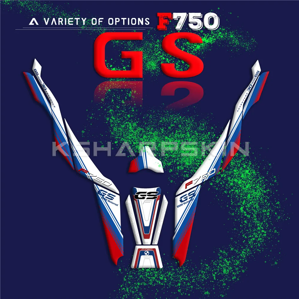 Мотоцикл 3D гель спереди наклейка на обтекатель топливный бак наклейки боковой