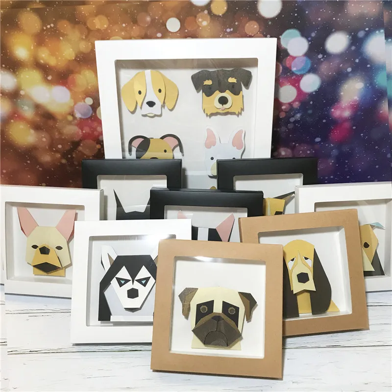 Наборы для поделок ручной работы бумажные наборы собак Шиба ину материал