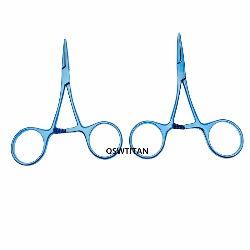 2 шт. Титан Halsted гемостатические москитные щипцы прямой изогнутый