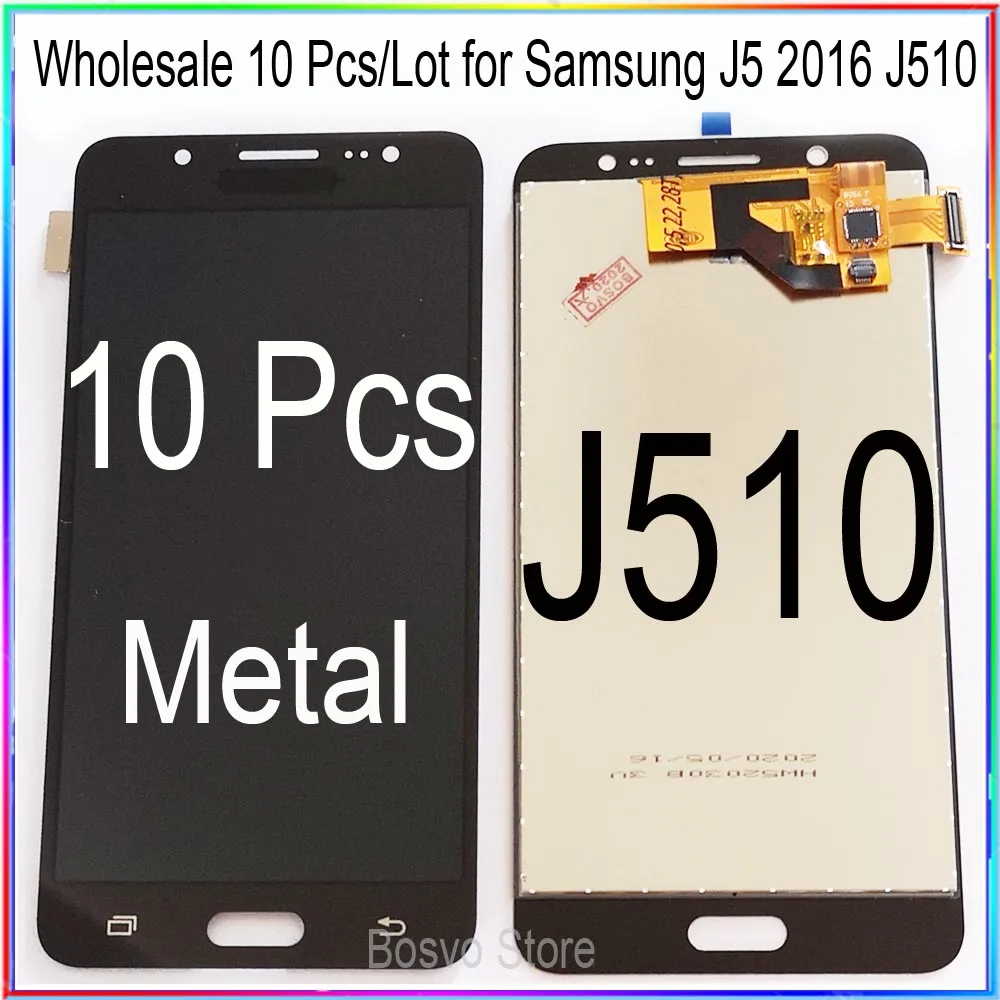 

Оптовая продажа 10 шт./лот для Samsung J5 2016 J510 ЖК-дисплей с сенсорной сборкой