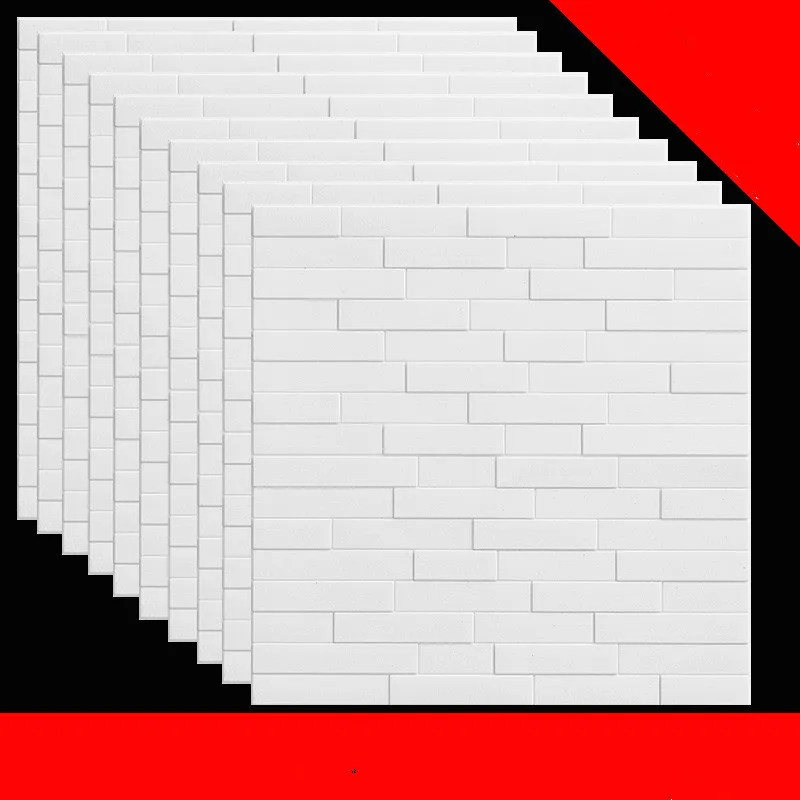 

3D wall stickers self-adhesive ceiling decorative stickers living room bedroom TV background stickers foam wallpaper