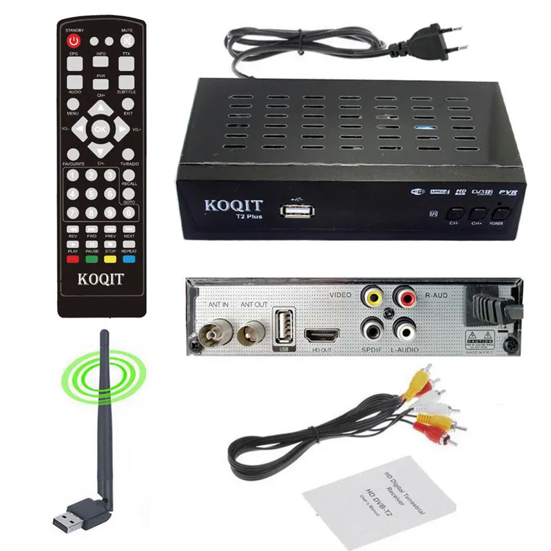 T2 Plus Wifi H.264 в Москву DVB-C Dvb T2 USB ТВ тюнер цифровой ТВ приставка DVB-T2 DVB C Бесплатный кабельный ресивер спутниковый Dvbt2 Wifi IP tv m3u Youtube - Цвет: T2 Plus Wifi