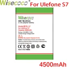 WISECOCO 4500 мАч S 7 Батарея для Ulefone S7 сотовый телефон в наличии Высокое качество Новые Батарея + номер для отслеживания
