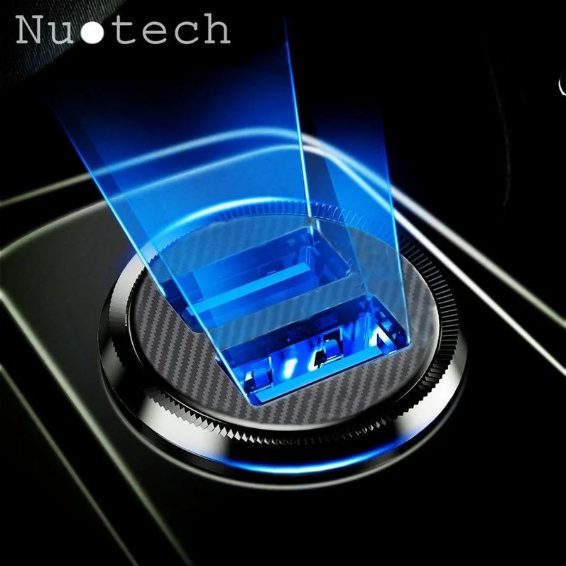 Nuotech 4.8A автомобильное зарядное устройство с двумя USB портами быстрое прикуривателем для iPhone Xiaomi Samsung