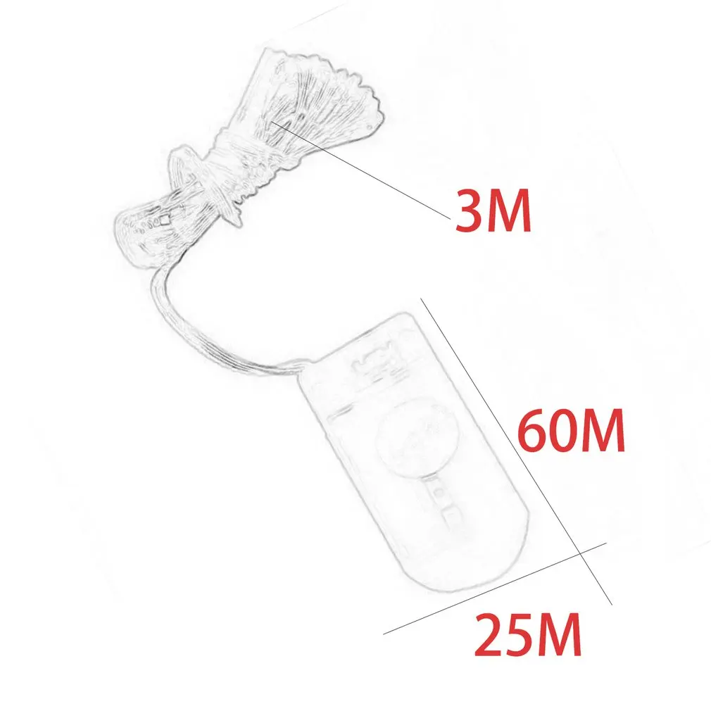 

Button Copper 3M 30 Wire Lamp Christmas Day Decoration Lanterns Led Copper Wire Remote Control Battery Box Lamp