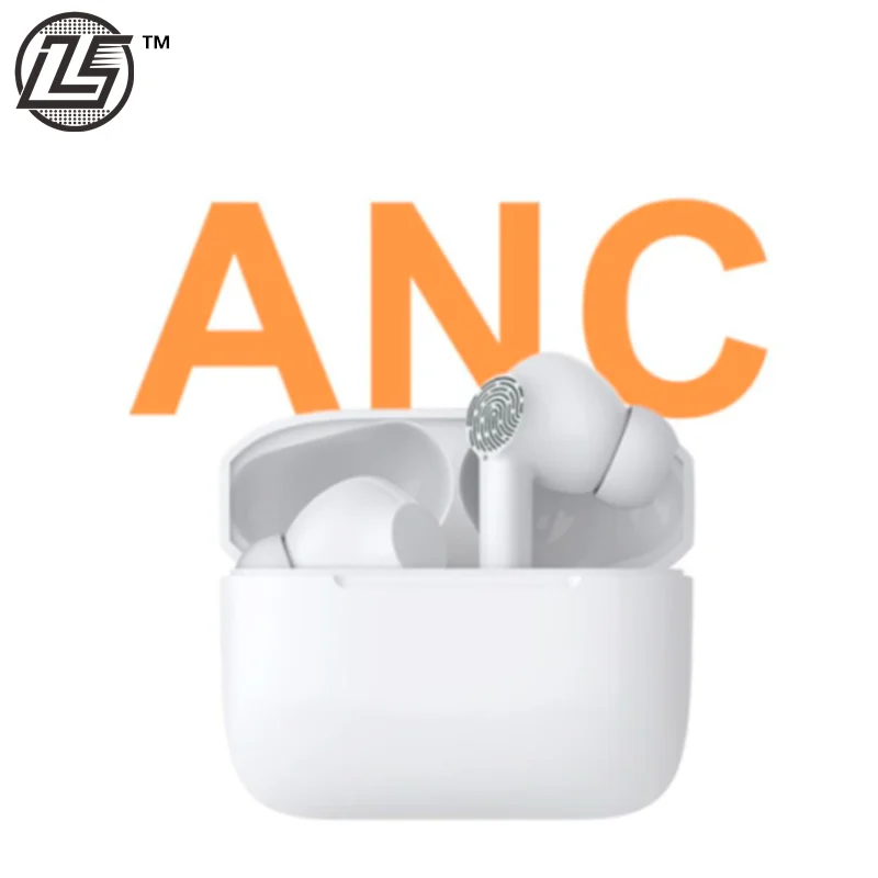 Беспроводные наушники LS TWS с шумоподавлением и микрофоном Bluetooth белые вкладыши