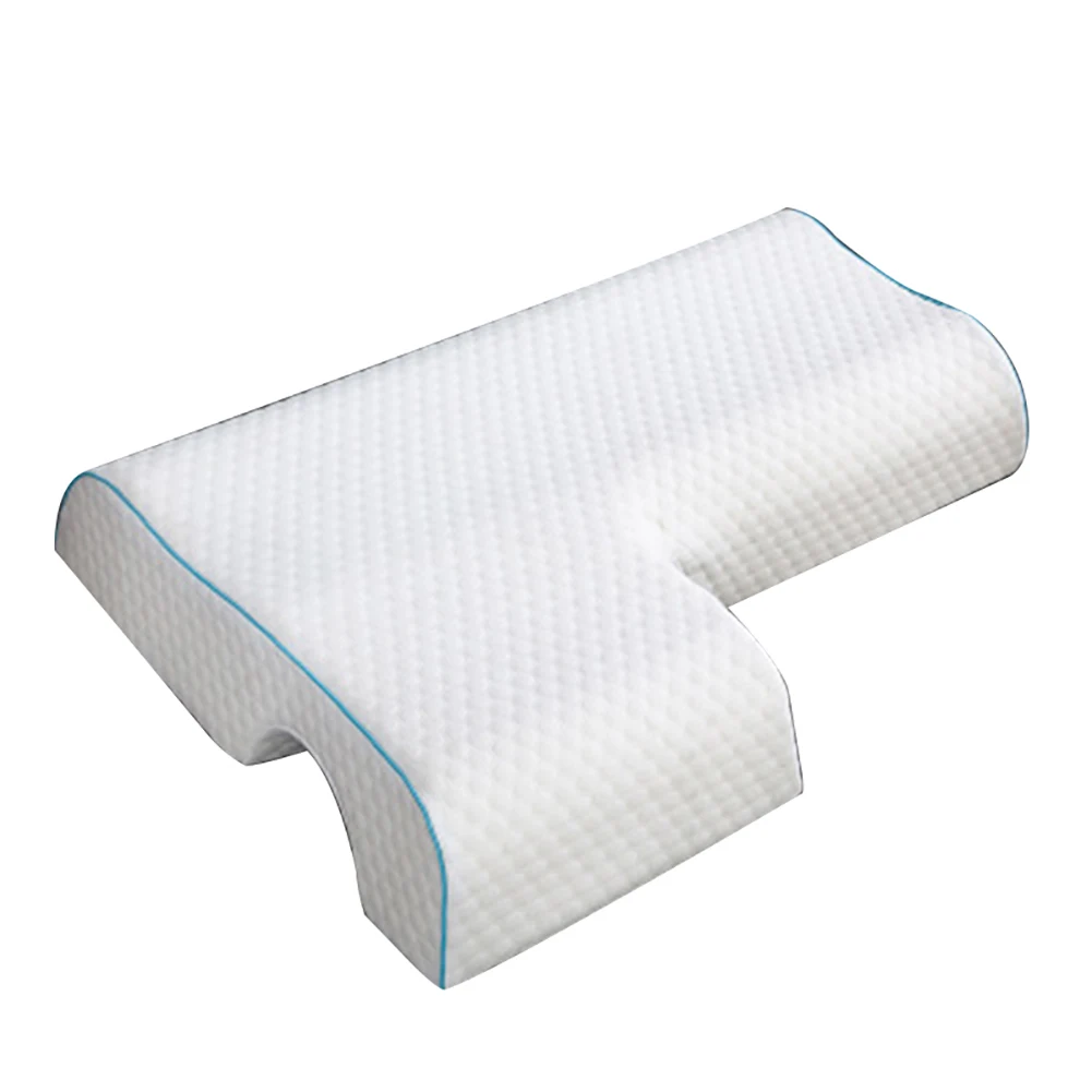 

Hot Couples Pillow Arched Cuddle Pillow with Slow Rebound Memory Foam for Arm Rest Hand Pillow FQ-ing