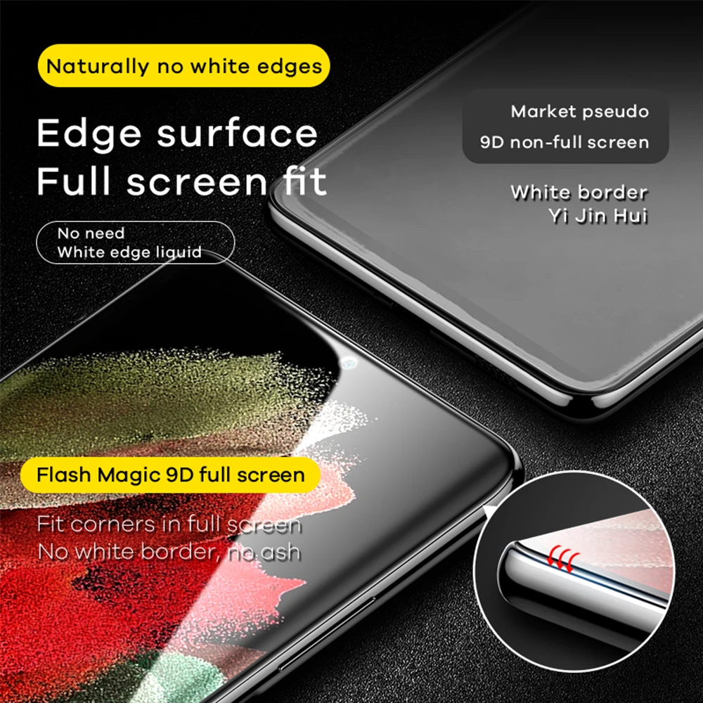 smartdevil full cover tempered glass for samsung galaxy s21 ultra s20 fe s21plus screen protector hd anti scratch free global shipping