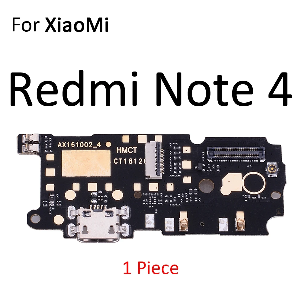 Для XiaoMi Redmi Note 5A 4 4X 4A 3 3S 2 2A Pro Global Charging Port коннектор для платы гибкий кабель с
