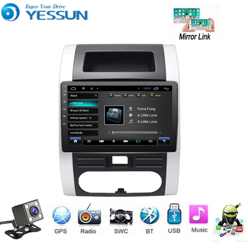 Автомобильный мультимедийный плеер YESSUN для Nissan X Trail T31 2007 ~ 2013 Android радио GPS