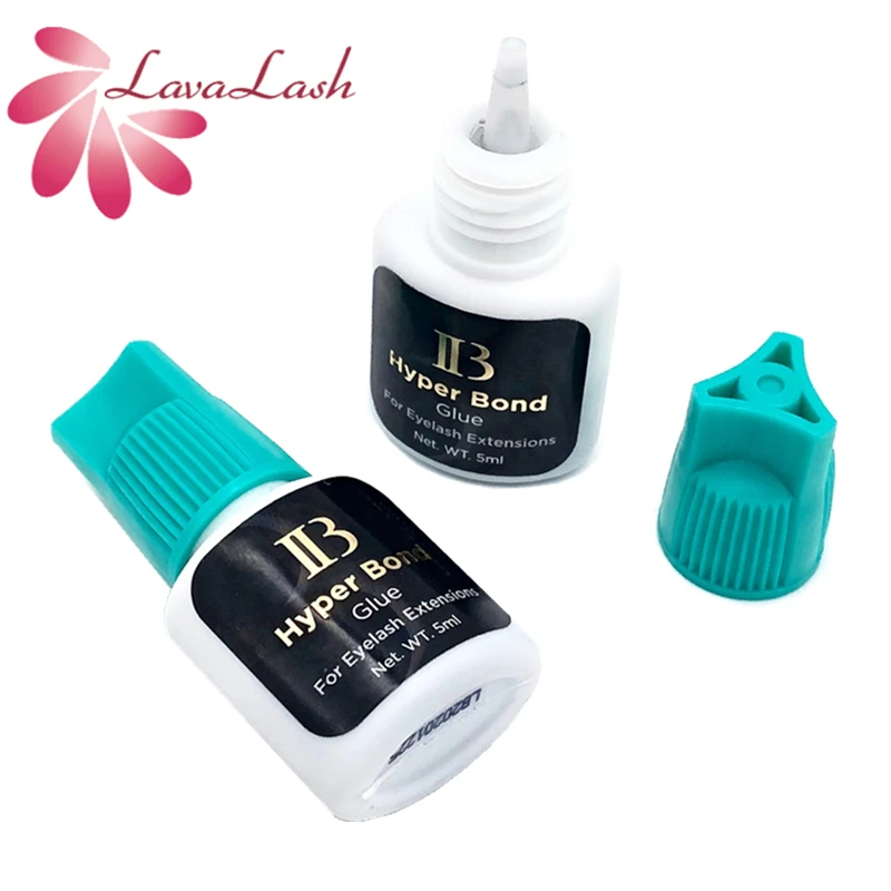 

10/20 Bottles IB Ibeauty Hyper Bond Glue 5ml Cyan Cap 0.5s Fastest Dry Time For Eyelash Extensions Makeup Tools Strong Adhesive