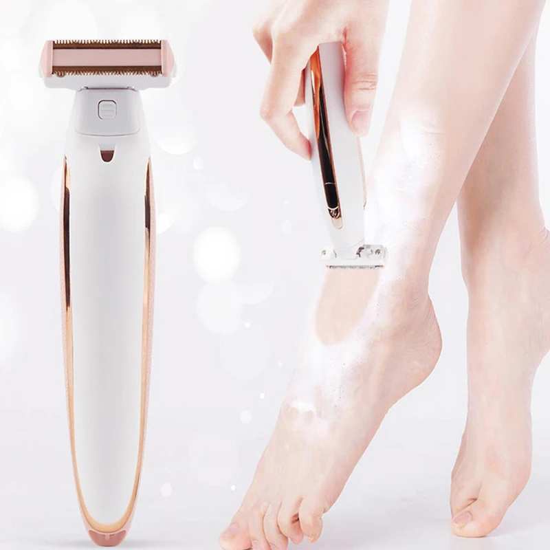 Безболезненная Женская бритва перезаряжаемая для женщин Электрический Триммер