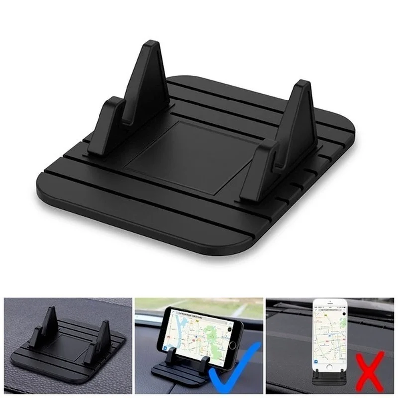 car non slip mat phone holder dashboard desktop mount silicone pad simple durable gps stand bracket free global shipping