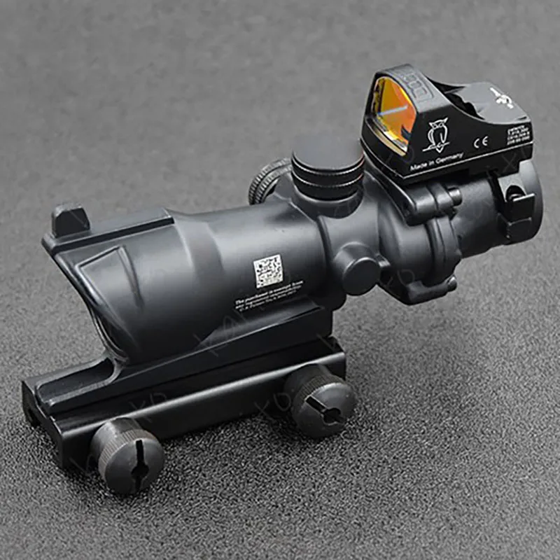 Тактический прицел для винтовки Trijicon Acog 4x32 и 1x с красной точкой M2833 M2696 | Спорт