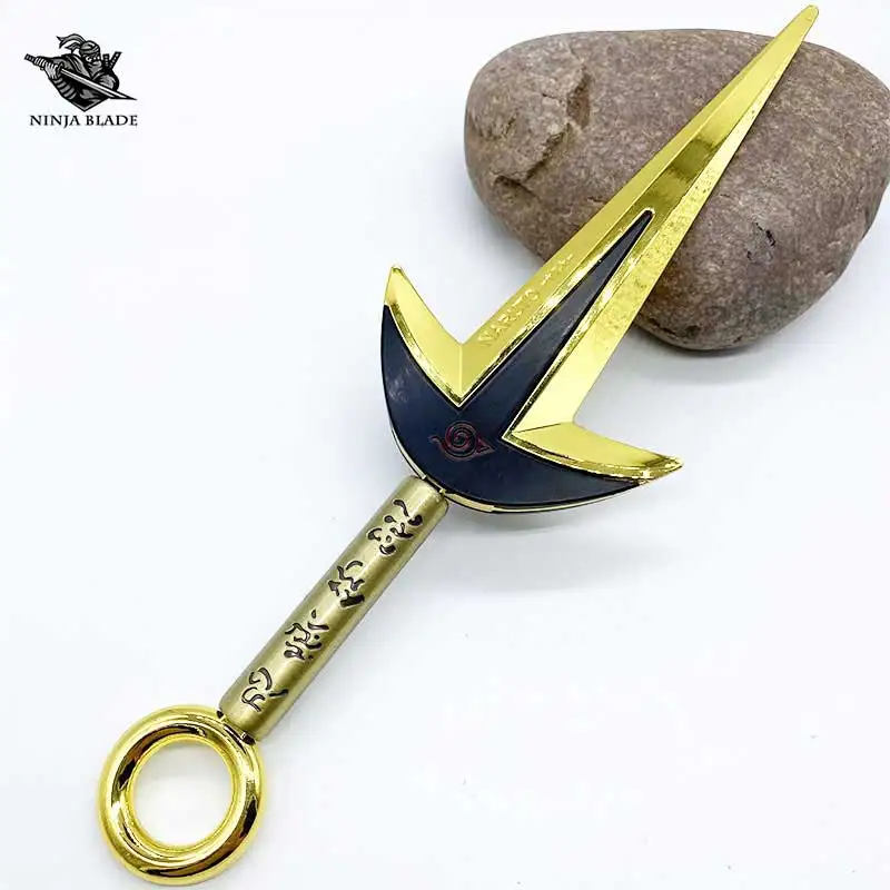 

Metal Minato Kunai 30cm Namikaze The Art of Fly Raytheon Cosplay Prop Blade Flying Thounder God Anime Narutokunai Gifts