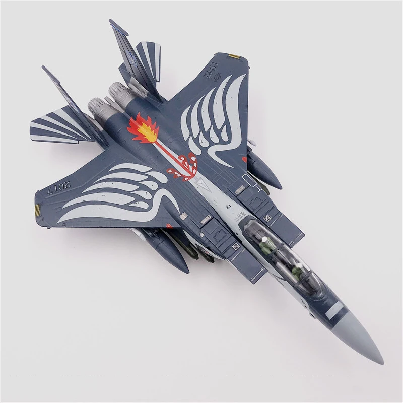 

Diecast 1/100 Scale Military Model Toy F-15E Strike Eagle Mudhen Fighter USA Army Air Force Metal Plane Model Toys Collection