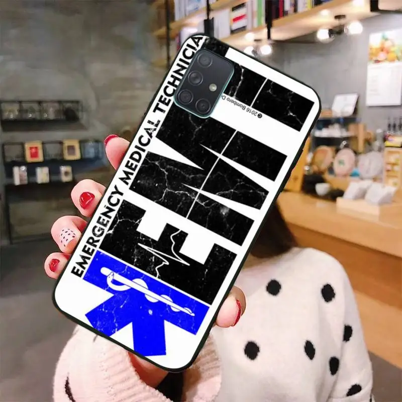 EMT EMS медицинский спасательный значок DIY печать чехол для телефона Samsung A10 A20 A30 A40 A50
