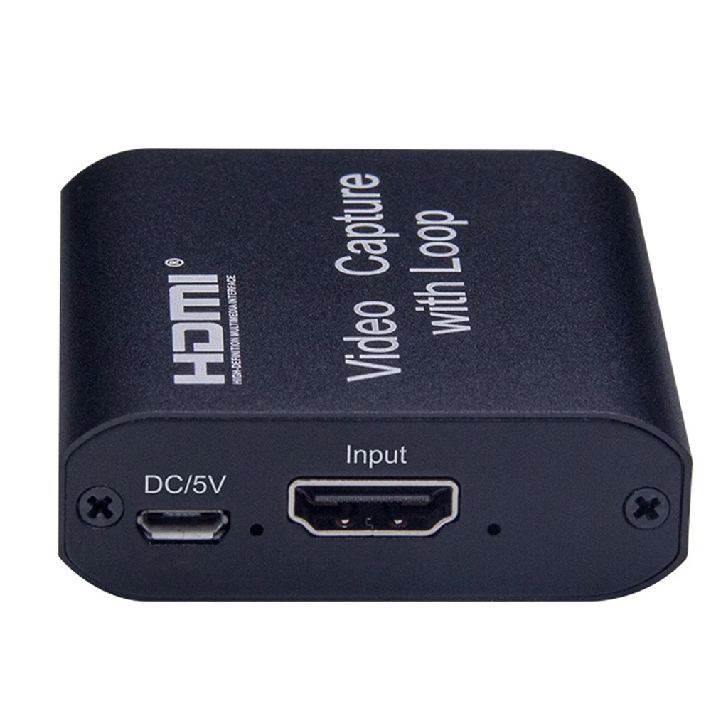 4K Вход 1080P выход HDM I высокой четкости USB видеозахват карта с петлей захвата|Детали