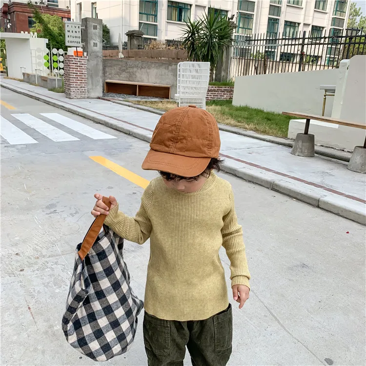 2019 г. Осенне-зимняя одежда для мальчиков и девочек 5 цветов Свитера детей