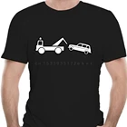 Классическая футболка с смешным дизайном автомобиля. Renault 4