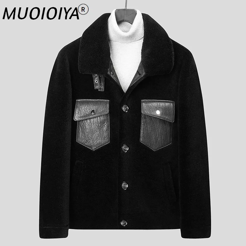 Мужская теплая куртка из 100% шерсти на осень/зиму | одежда