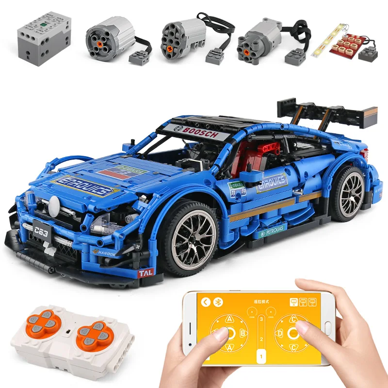 Yeshin 20005 Technic автомобиль совместим с новым MOC-6687 AMG RC автомобиль набор строительных блоков Кирпичи приложение управления RC Автомобили детские игрушки