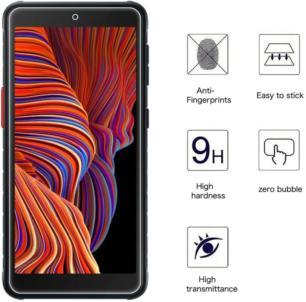 Закаленное стекло для Samsung Xcover 5 чехол Защита экрана Galaxy X Cover Xcover5 sm-g525f 3 дюйма