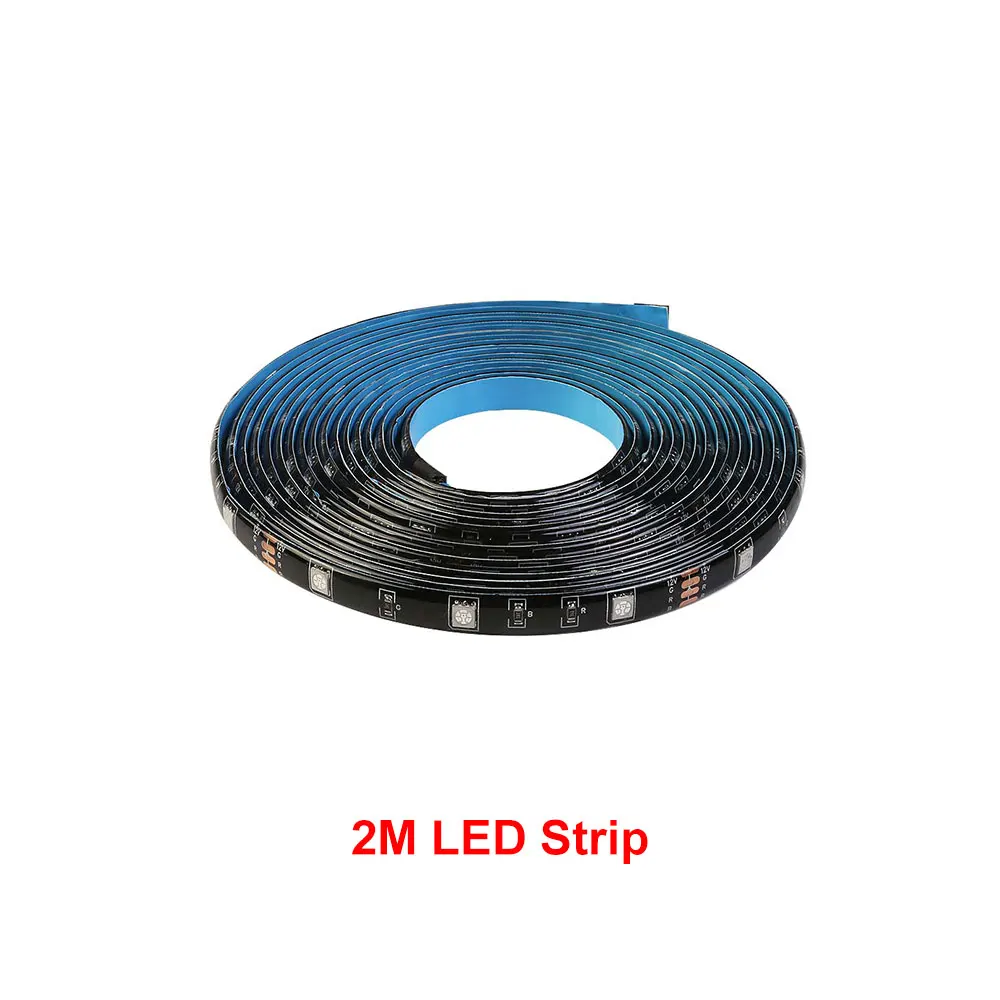 Sonoff 2M LED Strip Itead Sonoff L1 2 м/5 м Светодиодная лента с регулируемой яркостью, с дистанционным управлением, гибкий, умный, светодиодный, цветной, RGB, работает с Google Home - Комплект: Sonoff 2M LED Strip