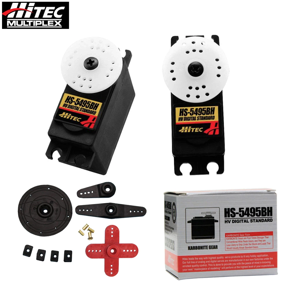 Hitec HS 5495BH HS5495BH Высокое напряжение 6 0 7 4 в цифровой стандартный сервопривод для