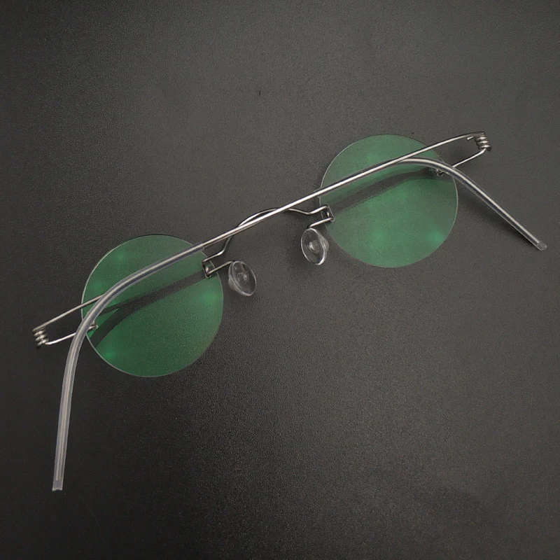 Очки без винтов в круглой оправе для мужчин и женщин ретро чтения по рецепту