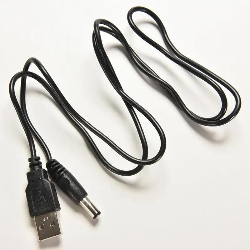 ZLinKJ 1 шт. 2 0 DC 5 мм X 80 см черный USB для питания кабель провода электронные линии