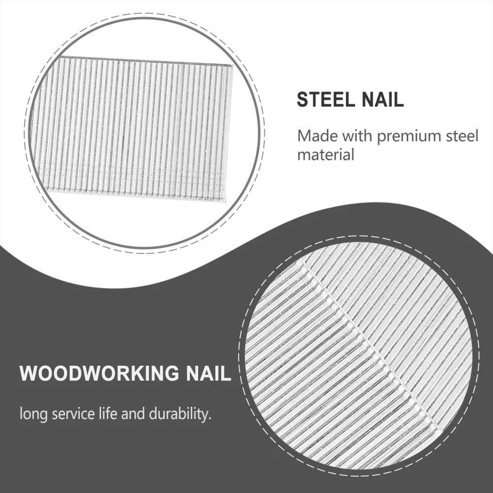 

8000pcs Woodworking Decor Brad Air Row Steel Nails Straight Nails Pin for Nailer