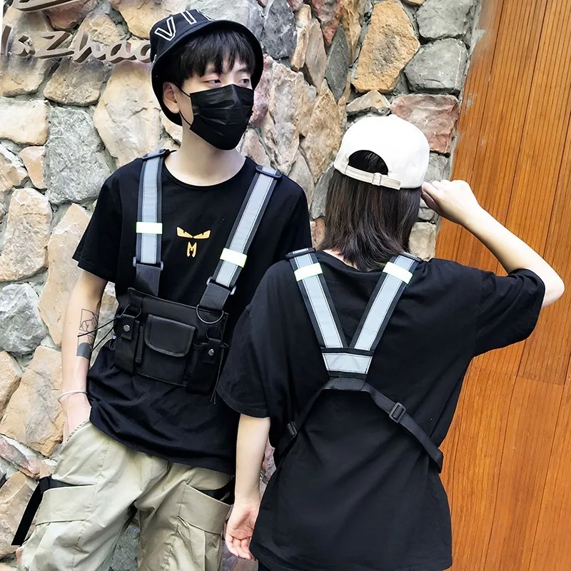 Новая тактическая функция посылка Мужская нагрудная сумка нейлоновая модная в