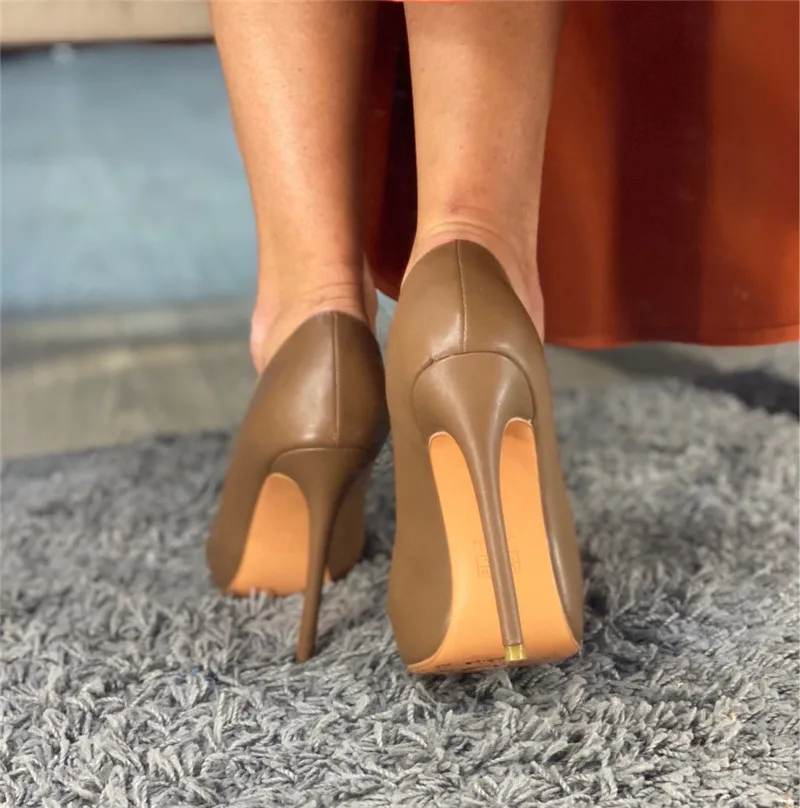 Onlymaker Для женщин на высоком каблуке Большой размер 15 основных сексуальные туфли