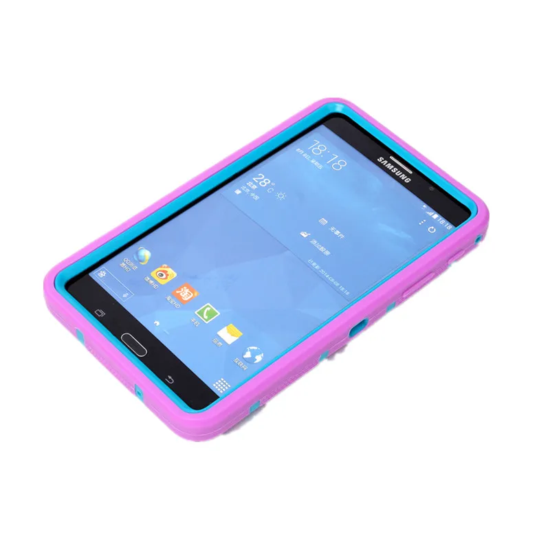 Для Samsung Galaxy Tab 4 7 0 T230 T231 T235 чехлы для планшетов с подставкой мягкие силиконовые