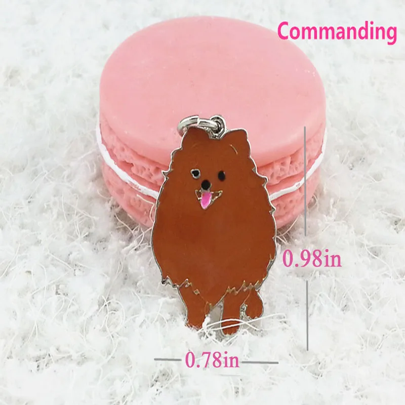 Брелок с подвеской в виде собаки 5 шт./лот подвеска пуделя бульдога Хаски сумка