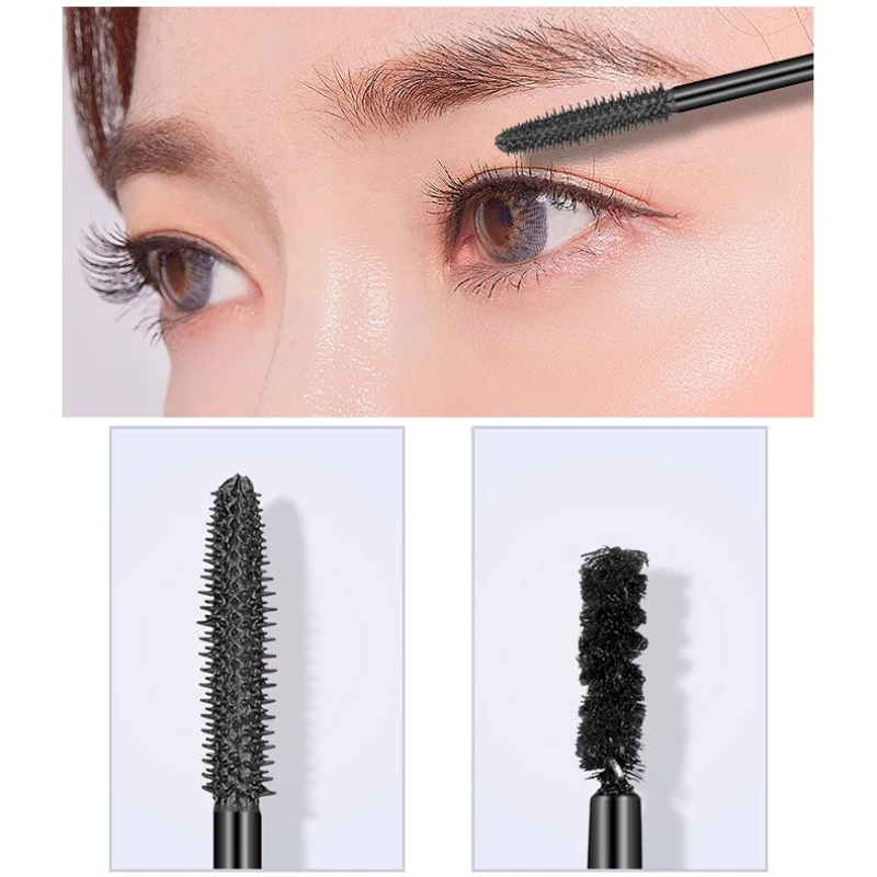 Популярная тушь для ресниц с привитой волокнистой поверхностью водостойкая не